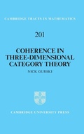 Cover: Coherence in Three-Dimensional Category Theory - Cambridge University Press