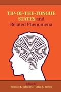 Cover: Tip-of-the-Tongue States and Related Phenomena - Cambridge University Press
