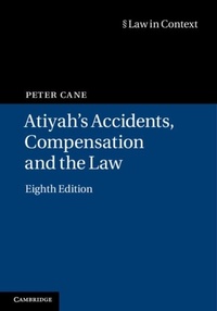 Abbildung von: Atiyah's Accidents, Compensation and the Law - Cambridge University Press