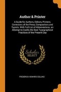 Cover: Author & Printer - Franklin Classics Trade Press