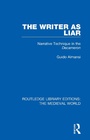 Cover: The Writer as Liar - Routledge