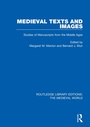Cover: Medieval Texts and Images - Routledge