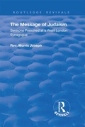 Cover: The Message of Judaism - Routledge