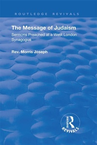 Enlarge image Cover: The Message of Judaism - Routledge