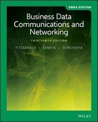 Enlarge image Cover: Business Data Communications and Networking - Wiley