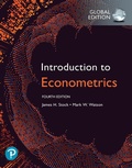 Cover: Introduction to Econometrics, Global Edition - Pearson Education Limited
