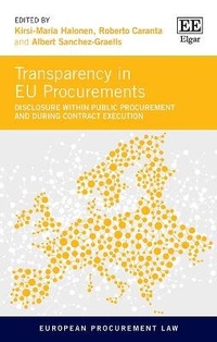 Enlarge image Cover: Transparency in EU Procurements - Edward Elgar Publishing