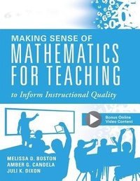 Enlarge image Cover: Making Sense of Mathematics for Teaching to Inform Instructional Quality - Solution Tree