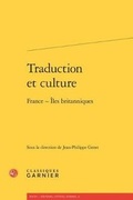 Cover: Traduction Et Culture - Classiques Garnier