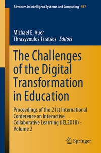 Enlarge image Cover: The Challenges of the Digital Transformation in Education - Springer