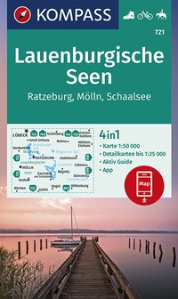 Abbildung von: KOMPASS Wanderkarte Lauenburgische Seen, Ratzeburg, Mölln, Schaalsee - KOMPASS-Karten