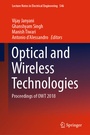 Cover: Optical and Wireless Technologies - Springer