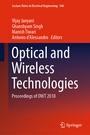 Cover: Optical and Wireless Technologies - Springer