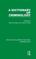 Cover: A Dictionary of Criminology - Routledge