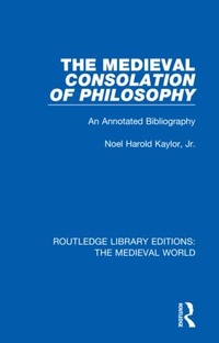 Enlarge image Cover: The Medieval Consolation of Philosophy - Routledge