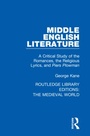 Cover: Middle English Literature - Routledge
