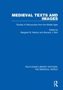 Cover: Medieval Texts and Images - Routledge