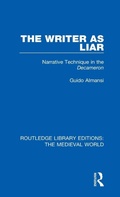 Cover: The Writer as Liar - Routledge
