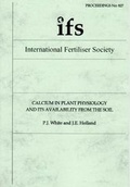 Cover: Calcium in Plant Physiology and its Availability from the Soil - International Fertiliser Society