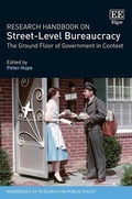Cover: Research Handbook on Street-Level Bureaucracy - Edward Elgar Publishing