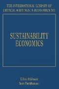Cover: Sustainability Economics - Edward Elgar Publishing
