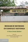 Cover: Research Methods in Conflict Settings - Cambridge University Press