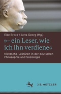 Cover: "- ein Leser, wie ich ihn verdiene" - J.B. Metzler
