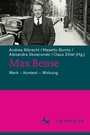 Cover: Max Bense - J.B. Metzler