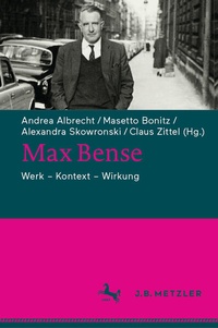Enlarge image Cover: Max Bense - J.B. Metzler