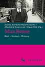 Cover: Max Bense - J.B. Metzler
