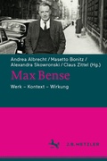 Cover: Max Bense - J.B. Metzler