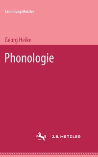Enlarge image Cover: Phonologie - J.B. Metzler