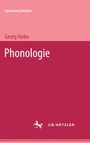 Cover: Phonologie - J.B. Metzler