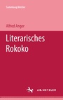 Cover: Literarisches Rokoko - J.B. Metzler