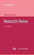 Cover: Heinrich Heine - J.B. Metzler