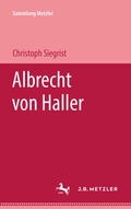 Cover: Albrecht von Haller - J.B. Metzler