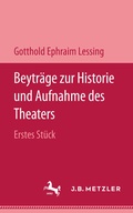 Cover: Beytr&auml;ge zur Historie und Aufnahme des Theaters - J.B. Metzler