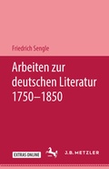 Cover: Arbeiten zur deutschen Literatur 1750-1850 - J.B. Metzler