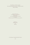 Cover: Geschichte und ihre Sprache - J.B. Metzler
