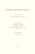 Cover: Studien zu Jean Pauls "Komet" - J.B. Metzler