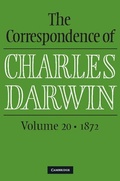 Cover: The Correspondence of Charles Darwin: Volume 20, 1872 - Cambridge University Press