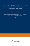 Cover: Zur Behandlung der Varizen, der Phlebitis und ihrer Komplikationen - Springer