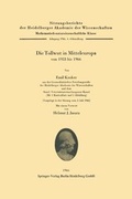 Cover: Die Tollwut in Mitteleuropa von 1953 bis 1966 - Springer