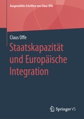 Cover: Staatskapazit&auml;t und Europ&auml;ische Integration - Springer VS