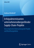 Cover: Erfolgsdeterminanten unternehmens&uuml;bergreifender Supply-Chain-Projekte - Springer Gabler