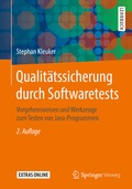 Cover: Qualit&auml;tssicherung durch Softwaretests - Springer Vieweg