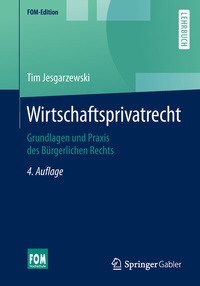 Abbildung von: Wirtschaftsprivatrecht - Springer Gabler