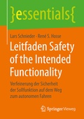 Cover: Leitfaden Safety of the Intended Functionality - Springer Vieweg