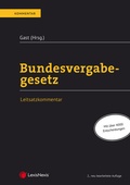 Cover: Bundesvergabegesetz - LexisNexis Verlag ARD ORAC GmbH