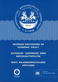 Abbildung von: Estnische Gespräche über Wirtschaftspolitik 1-2/2018 - Berliner Wissenschafts-Verlag